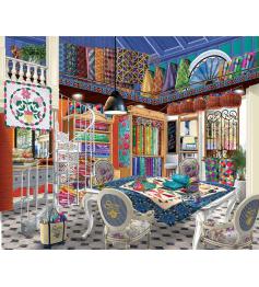 Puzzle SunsOut Queenies Quilt Shop XXL 1000 Teile