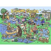 SunsOut Fishing Comic Strips Puzzle 1000 Teile