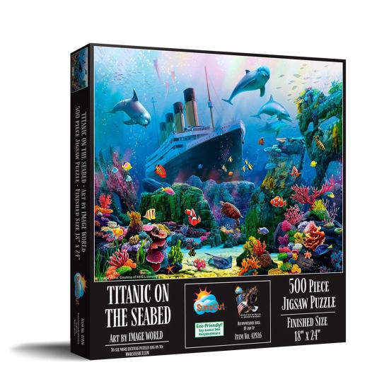 Puzzle SunsOut XXL Titanic auf dem Meeresgrund 500 Teile