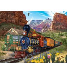 Puzzle SunsOut Train Crossing the Canyon XXL mit 1000 Teilen