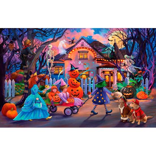 SunsOut Halloween Trick or Treat Puzzle 1000 XXL-Teile SunsOut Halloween Trick or Treat Puzzle 1000 XXL-Teile