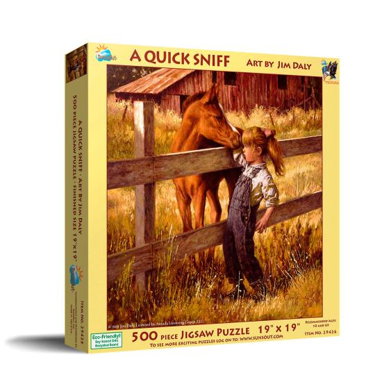 Puzzle SunsOut Ein kurzer Schnuppern XXL 500 Teile Puzzle SunsOut Ein kurzer Schnuppern XXL 500 Teile