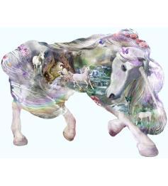 SunsOut XXL Mystisches Einhorn-Puzzle mit 1000 Teilen