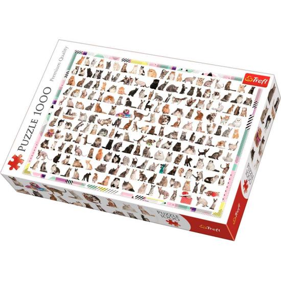 Trefl 208 Katzenpuzzle mit 1000 Teilen