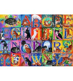 Puzzle Trefl  Katzenalphabet 500 Teile