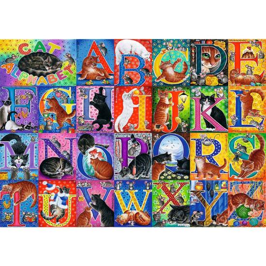 Puzzle Trefl  Katzenalphabet 500 Teile