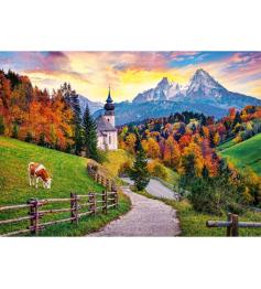 Puzzle Trefl Bayerische Alpen im Herbst 2000 Teile