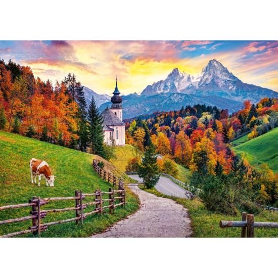 Puzzle Trefl Bayerische Alpen im Herbst 2000 Teile