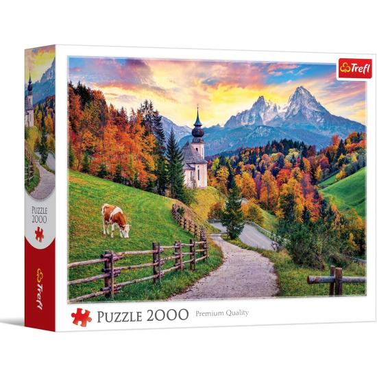 Puzzle Trefl Bayerische Alpen im Herbst 2000 Teile