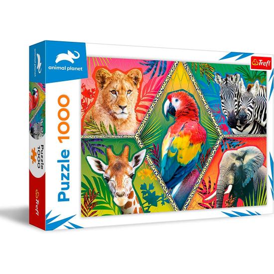 Trefl Exotische Tiere Puzzle 1000 Teile