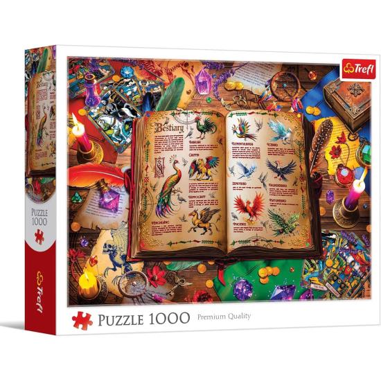 Trefl Puzzle Atlas Fantastischer Vögel 1000 Teile