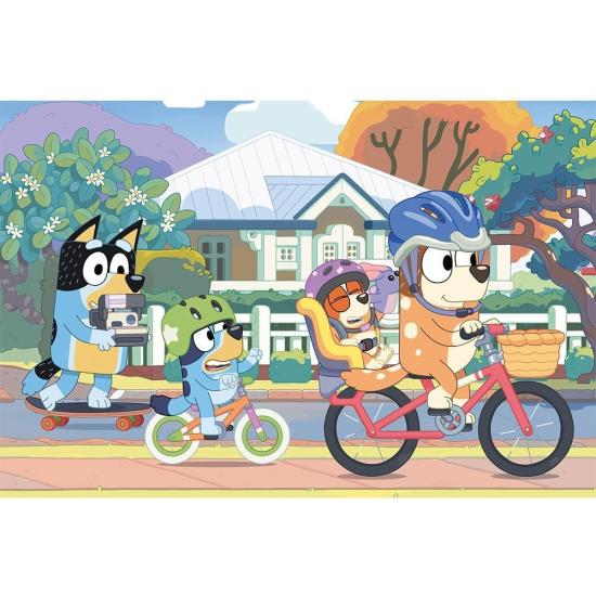 Puzzle Trefl Glückliche Bluey XXL 60-teiliges