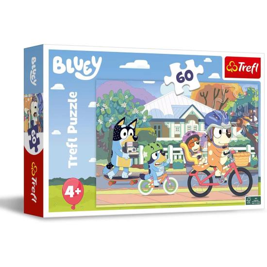 Puzzle Trefl Glückliche Bluey XXL 60-teiliges