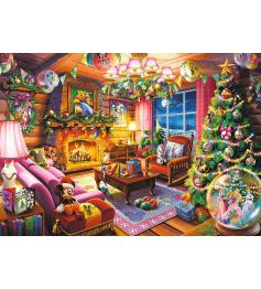 Puzzle Trefl Disney-Weihnachtshäuschen 1000 Teile