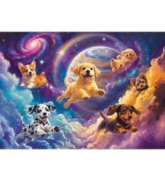 Puzzle Trefl Weltraumwelpen 500-teiliges