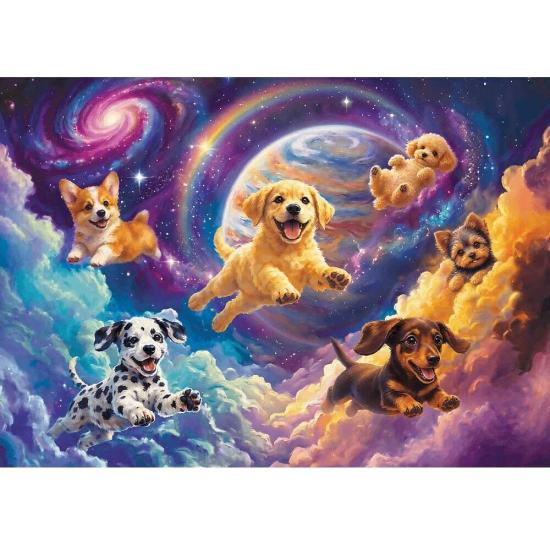 Puzzle Trefl Weltraumwelpen 500-teiliges