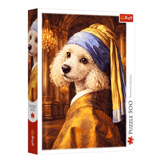 Puzzle Trefl Pudel Mit Perle 500-teiliges