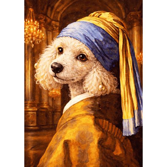 Puzzle Trefl Pudel Mit Perle 500-teiliges