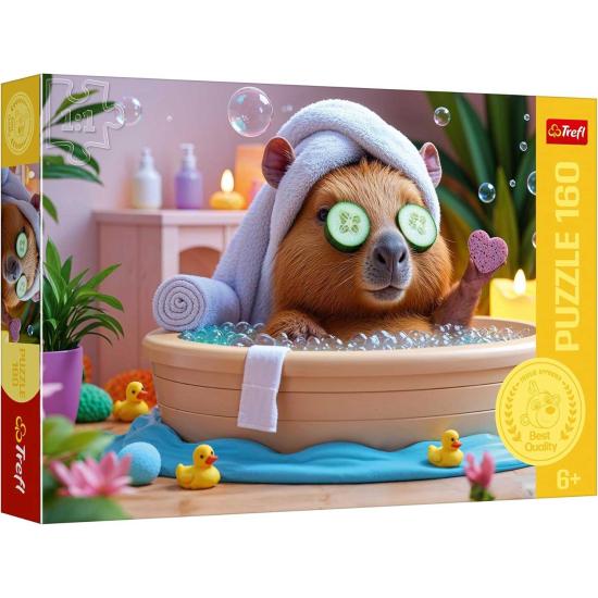 Puzzle Trefl Capybara im SPA XXL 160 Teile