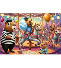 Puzzle Trefl Capybaras im Urlaub XXL 100 Teile