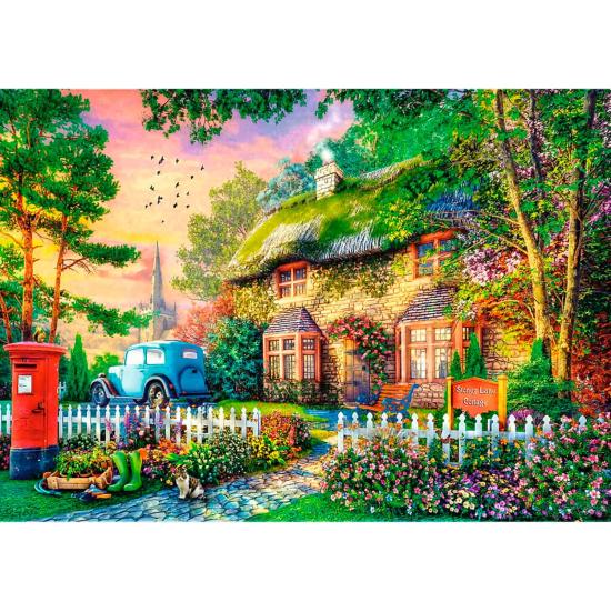 Puzzle Trefl Cottage in der Steingasse 1000 Teile