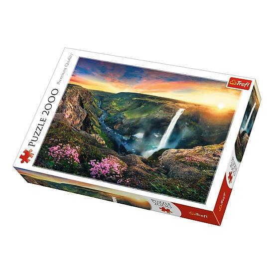 Trefl Wasserfall Haifoss Puzzle, Island 2000 Teile