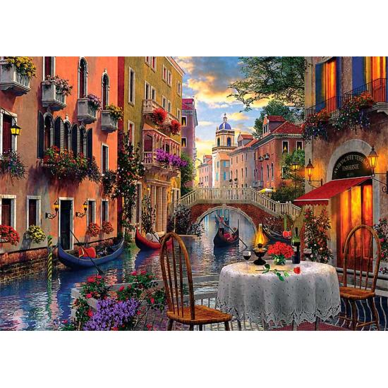 Trefl Puzzle Romantisches Abendessen in Venedig mit 6000 Teilen