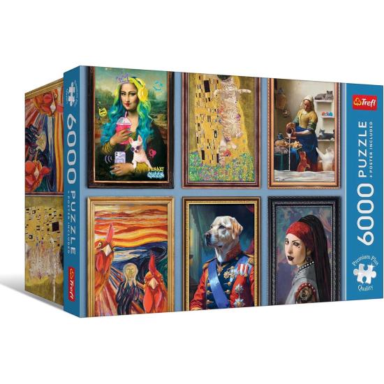 Trefl Puzzle Lustige Kunstsammlung 6000 Teilen