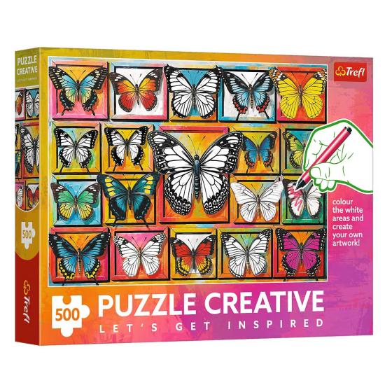 Puzzle Trefl Creative Schmetterlingssammlung 500 Teile