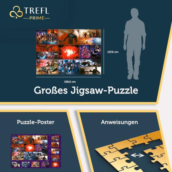 Trefl Puzzle Marvel Infinity Saga Sammlung von 13500 Teilen