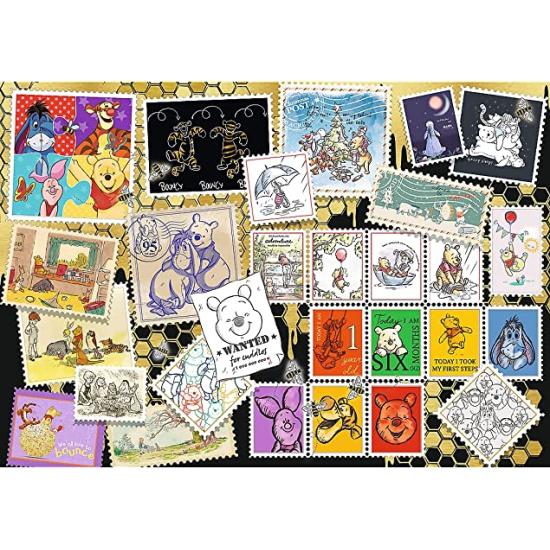 Puzzle Trefl Winnie the Pooh Briefmarkensammlung mit 1000 Teilen