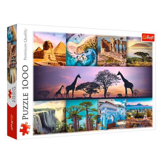 Puzzle Trefl Afrika-Collage 1000 Teile Puzzle Trefl Afrika-Collage 1000 Teile