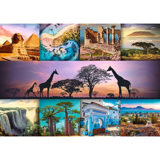 Puzzle Trefl Afrika-Collage 1000 Teile Puzzle Trefl Afrika-Collage 1000 Teile