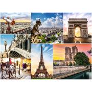 Puzzle Trefl Collage aus Bildern von Paris 3000 Teile