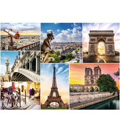 Puzzle Trefl Collage aus Bildern von Paris 3000 Teile