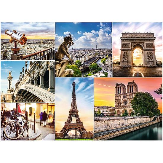 Puzzle Trefl Collage aus Bildern von Paris 3000 Teile