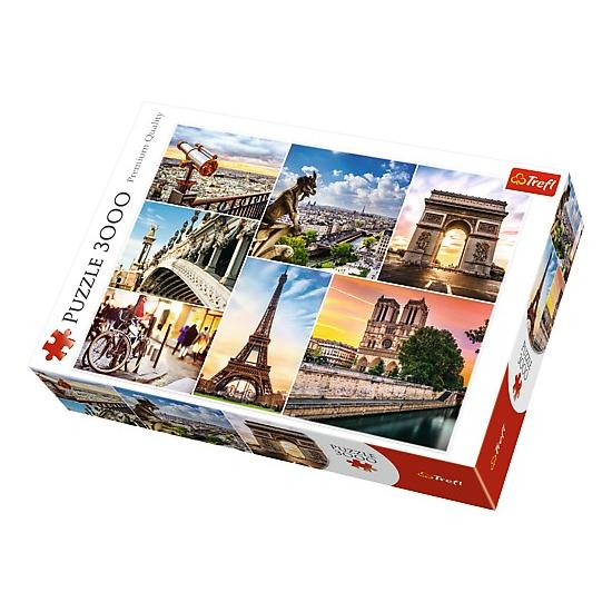 Puzzle Trefl Collage aus Bildern von Paris 3000 Teile