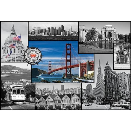 Trefl Collage-Puzzle von San Francisco 1500 Teile