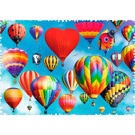 Trefl Crazy Shapes Puzzle Bunte Luftballons mit 600 Teilen