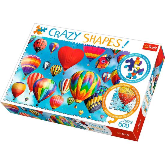 Trefl Crazy Shapes Puzzle Bunte Luftballons mit 600 Teilen