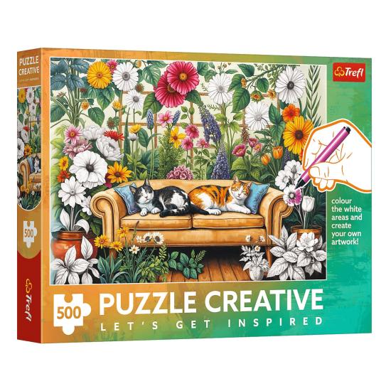 Puzzle Trefl Creative Katzenorangerie 500 Teile