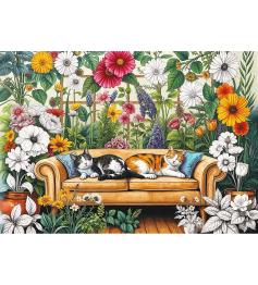 Puzzle Trefl Creative Katzenorangerie 500 Teile