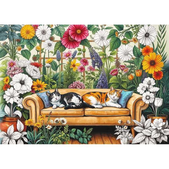 Puzzle Trefl Creative Katzenorangerie 500 Teile