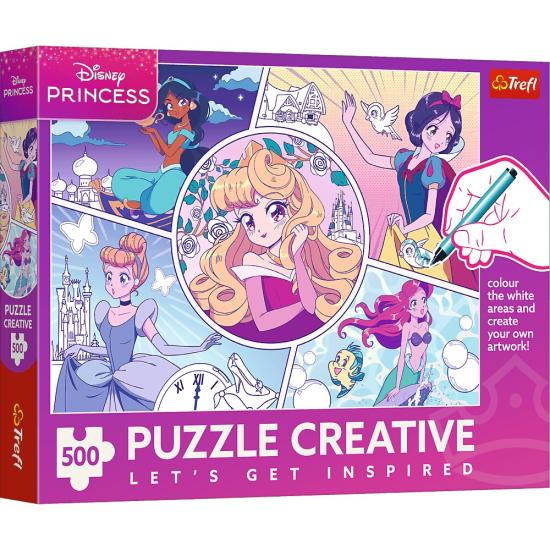 Puzzle Trefl Creative Disney-Prinzessinnen 500-teiliges
