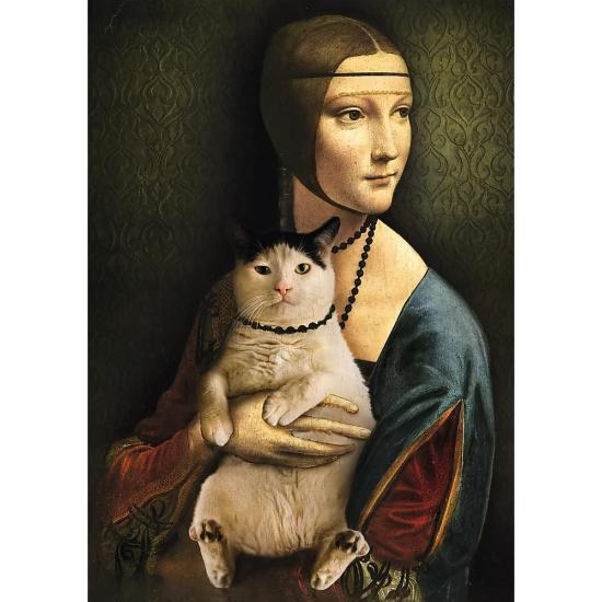 Trefl Dame mit Katze Puzzle 1000 Teile
