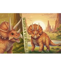 Puzzle Trefl Dino Triceratops XXL 100 Teile