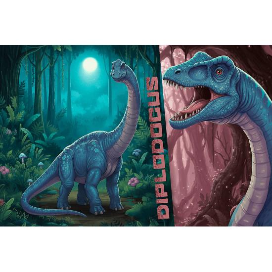Puzzle Trefl Diplodocus XXL 100 Teile