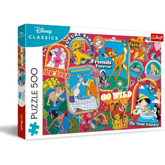 Trefl Disney Puzzle: Im Laufe der Jahre, 500 Teile