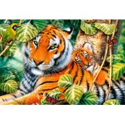 Trefl Puzzle Zwei Tiger mit 1500 Teilen