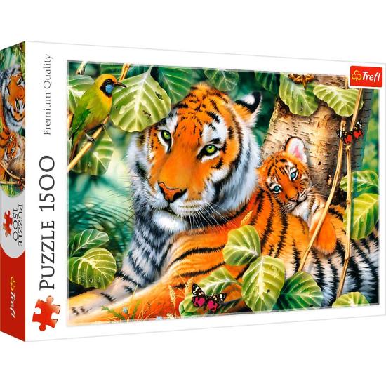 Trefl Puzzle Zwei Tiger mit 1500 Teilen